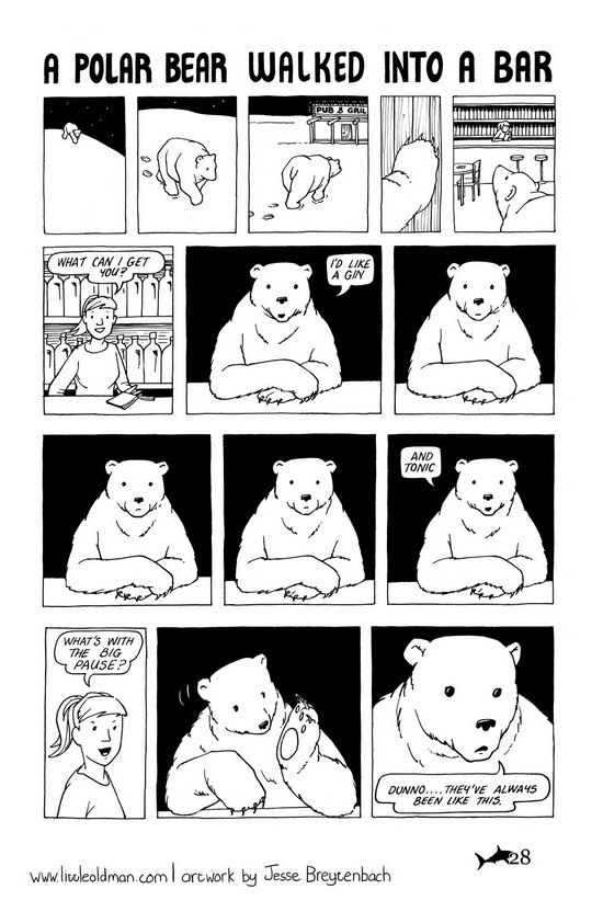 A Polar Bear Walks Into A Bar by Jesse Breytenbach
